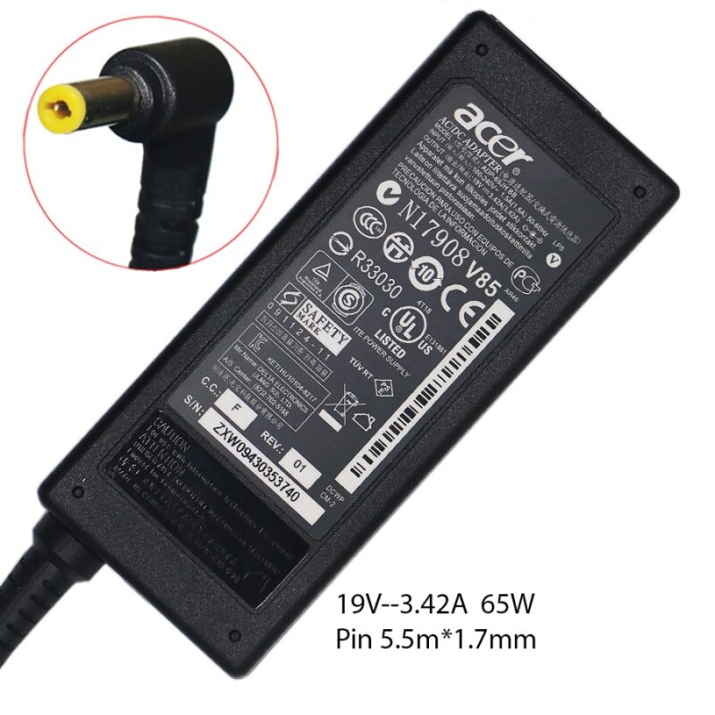Original Acer 19V 3.42A Adapter (5.5*1.7mm)