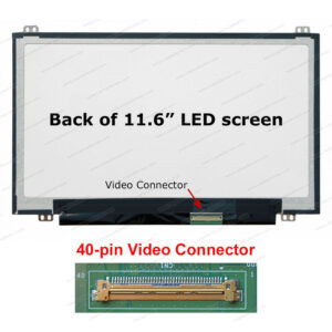 11.6 LED Panel 40 Pin Up/Down B116xw03 v.2 / N116BGE-L42