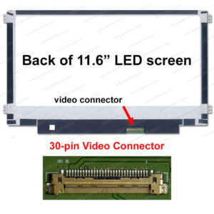 Original 11.6" LED Panel 30Pin Left/Right Slim N116BGE-EA2