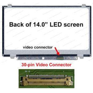14 LED Panel  Slim 30 Pin N140BGE-E43 1366 x 768