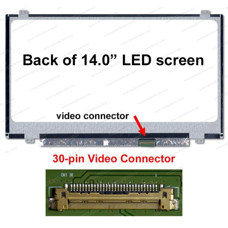 14 LED Panel  Slim 30 Pin N140BGE-E43 1366 x 768