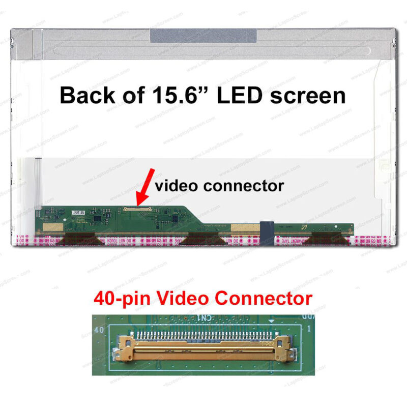 15.6 LED Panel 40 Pin Left LTN156AT05/B156XTN02.2