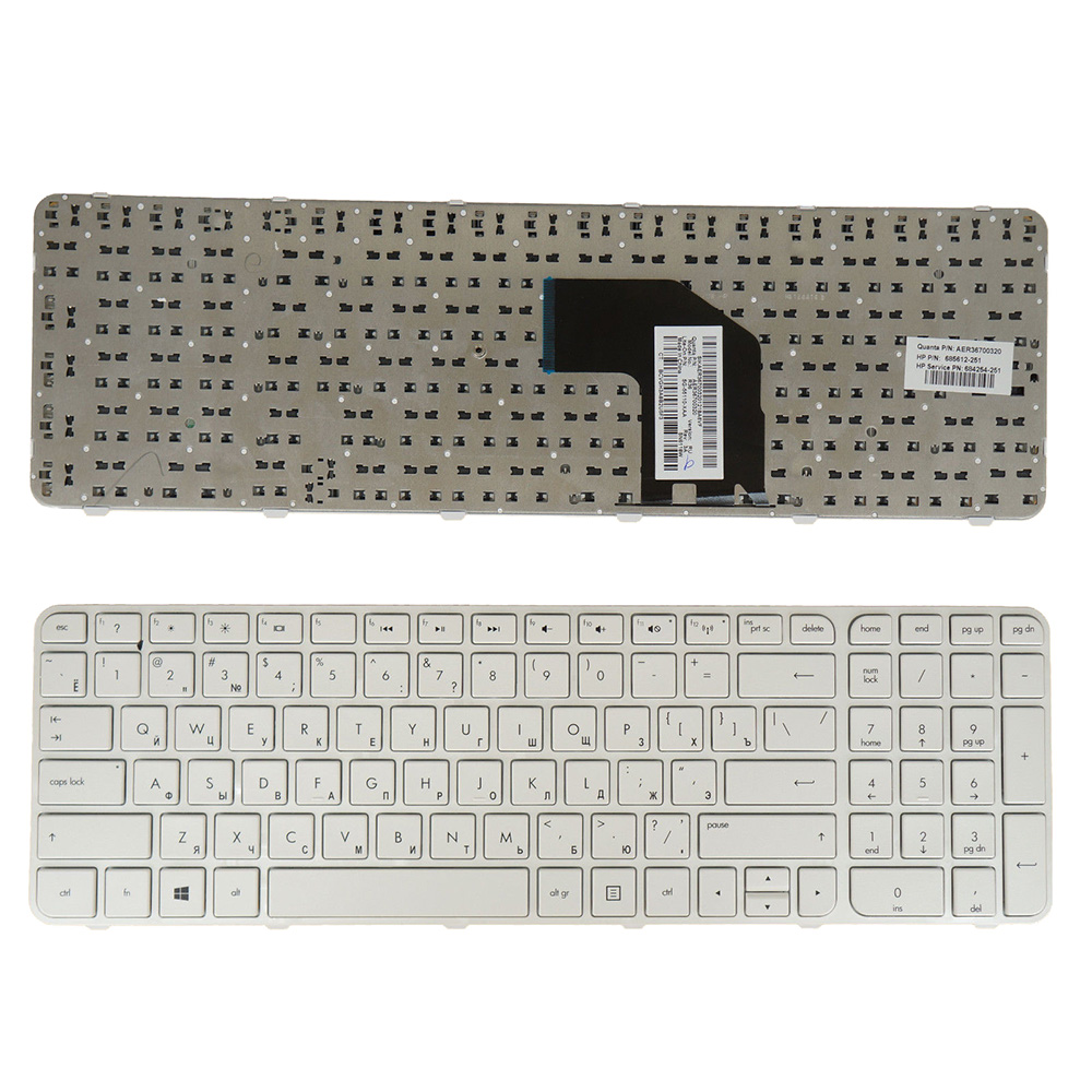 HP G6-2000 Keyboard White