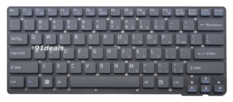 SONY PCG-61711W Keyboard Black