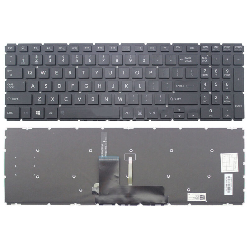 Toshiba L50-B Keyboard Black
