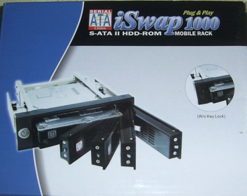 5.25 to 3.5 Convertor SATA II HDD Rom Mobile Rack