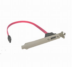 eSATA 1Port Bracket with Sata Cable 0.5m