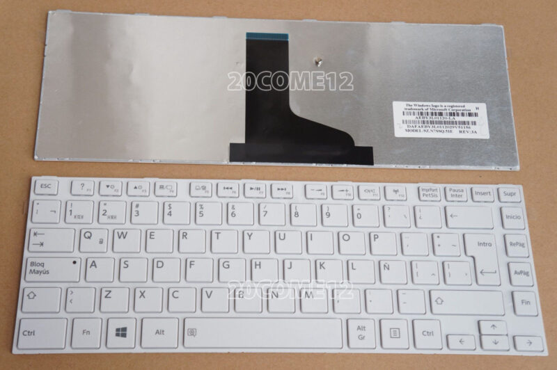 Toshiba L830/L840 keyboard White
