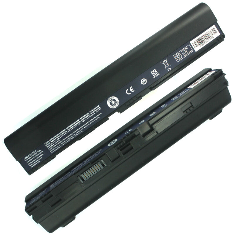 thumbnail image 2 of 6-Cell 5200mAh Li-Ion Laptop Battery For Acer Aspire One 725 756 AO756, TravelMate B113 Series – 11.1V, Black 2 of 4