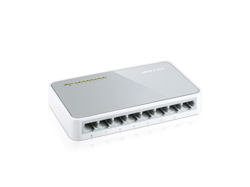 TP-Link TL-SF1008D 8-Port Fast Ethernet 10/100Mbps Desktop Switch - Image 4