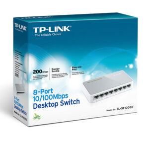 TP-Link TL-SF1008D 8-Port Fast Ethernet 10/100Mbps Desktop Switch