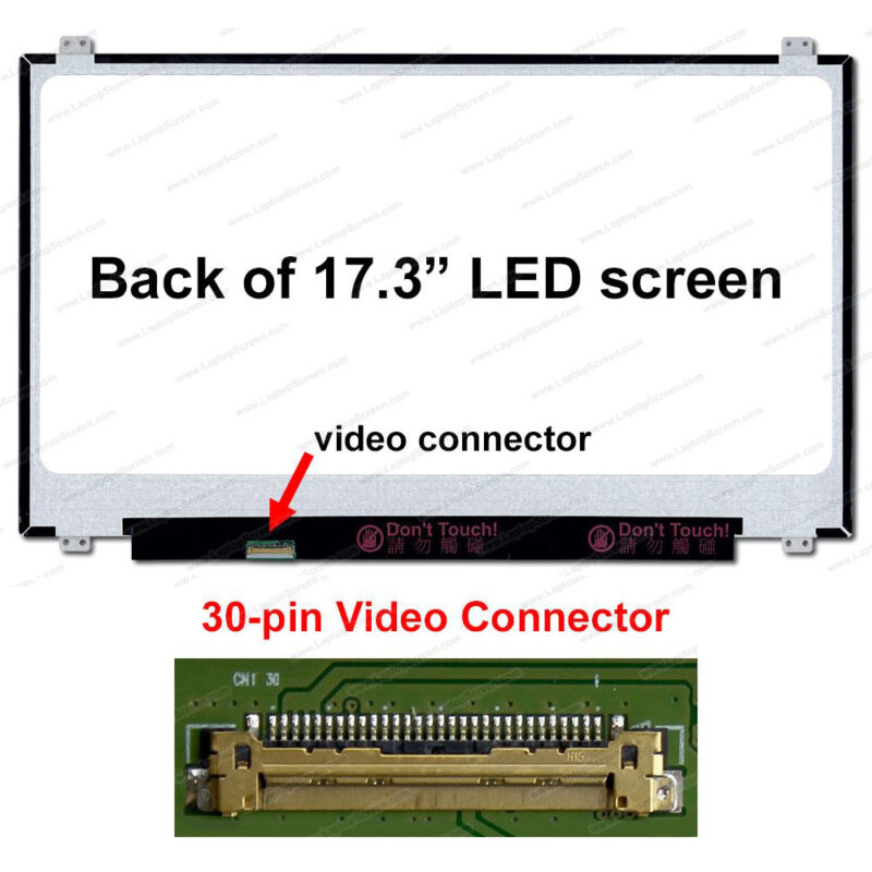 17.3" LED HD+ GLOSSY DISPLAY SCREEN NT173WDM-N11