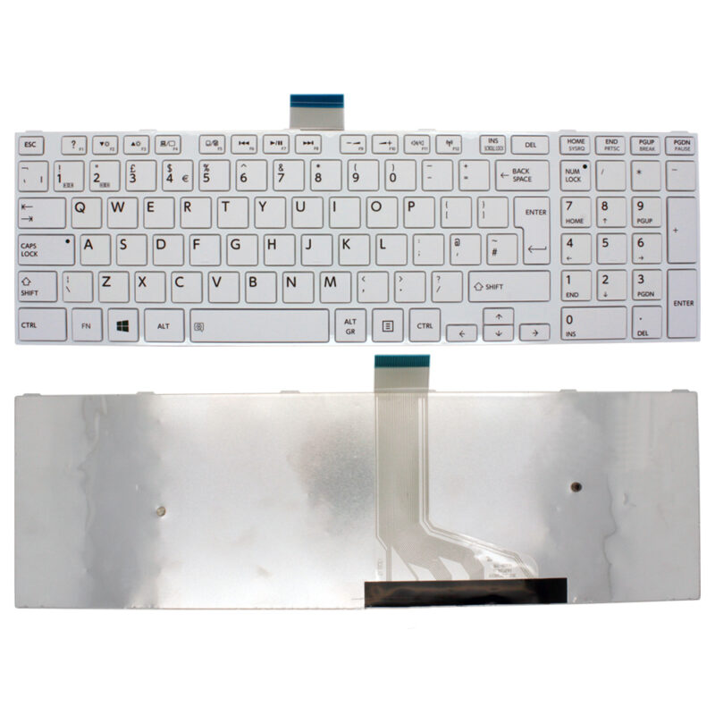 Toshiba Satellite C50D-A White Laptop Keyboard