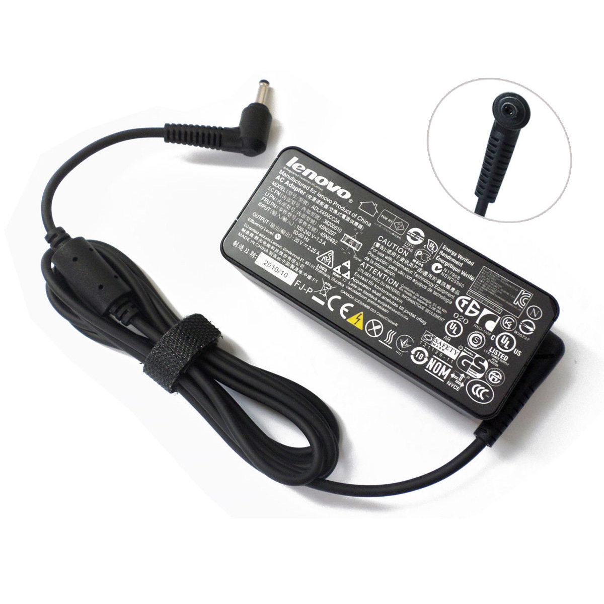 Genuine Lenovo ADL45WCC 20V 2.25A 45W AC Power Adapter Charger – Tested With 12-Month Warranty