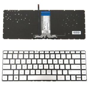 HP Pavilion 14-AB Keyboard Silver