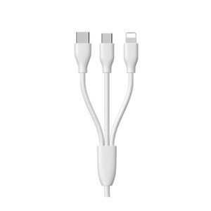 3 in 1 Multiple USB Charger Cable with Type-C/Lightning/Micro
