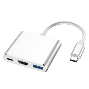 USB C Aluminum Converter Adapter Type C to HDMI/USB 3.0/Type-C