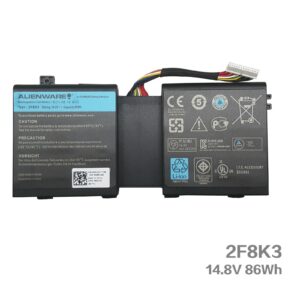 2F8K3 Battery For Alienware 86Wh