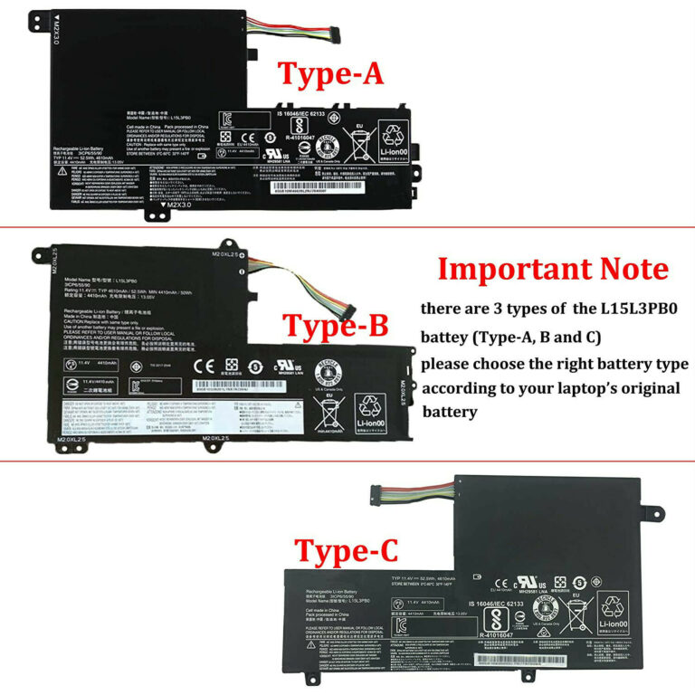 BATTERIE LENOVO L15C3PB1 - 101,80 â‚¬ - 4550 mAh