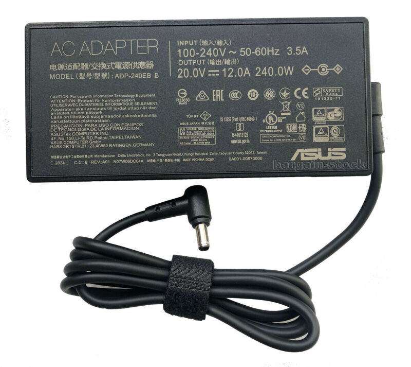 Original Asus ROG 20V 12A (6.0 x 3.7) 240W Power Adapter
