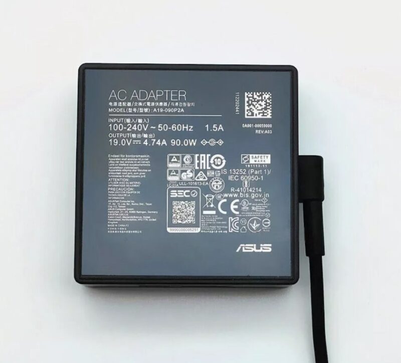 Original Asus 19V 4.74A (4.5 x 3.0) 90W Square Power Adapter