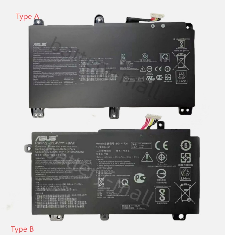 Original Asus B31N1726 Battery for ASUS TUF Gaming A15 FA506 FA506IU FA706II 0B200-02910000 Type-B - Image 2