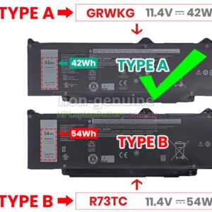 Original 6GTPY Battery for Dell Precision 5510 5530 M5520 XPS 15 7590 9550 9560 9570