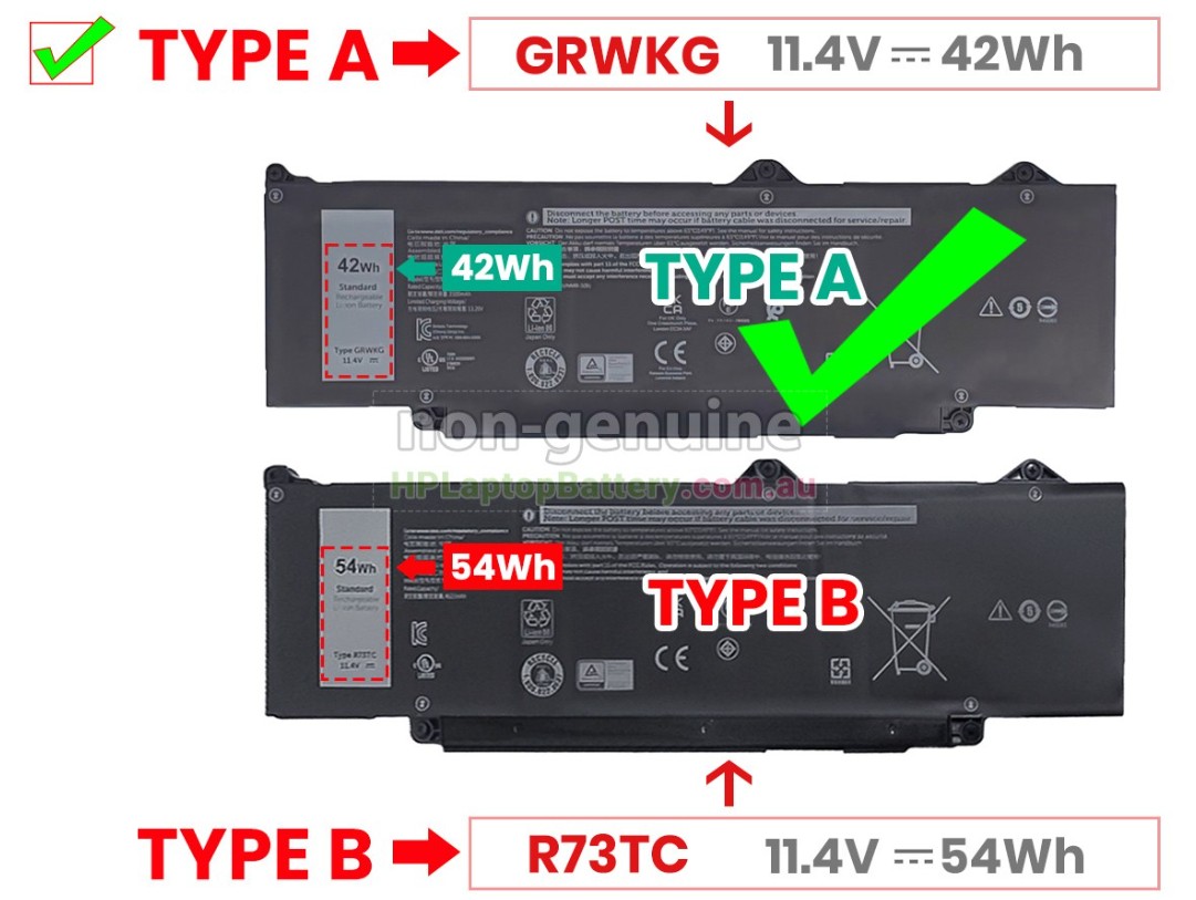 Original DR02P GRWKG For Latitude 3340 3440 3540 3480 3580 5340 5440 5540