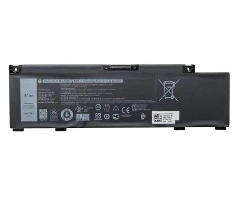 Original Dell 266J9 51WH Battery for Inspiron G3 3590 3790 3500 3700 3779 G5 5500 5587 5490