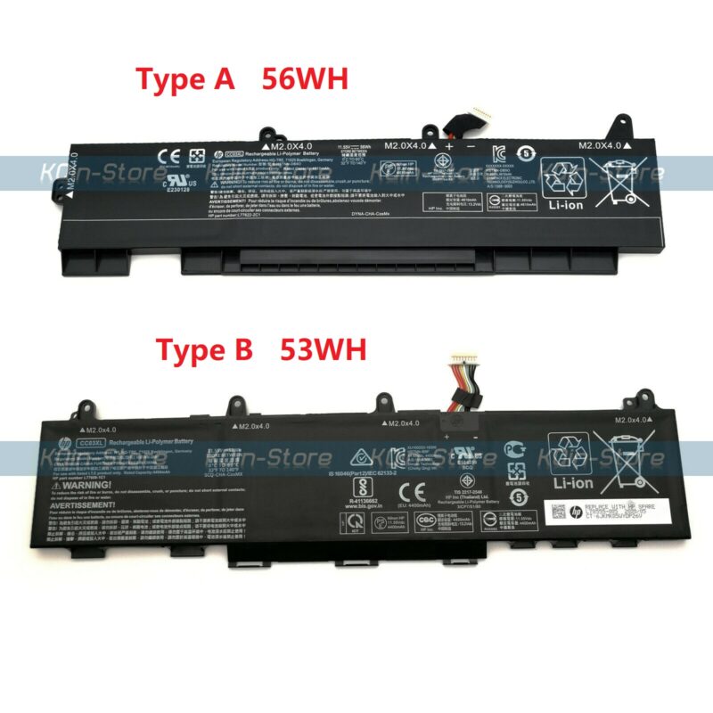 Original HP CC03XL Type B 53WH Battery