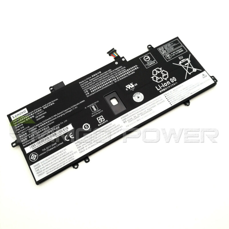 Genuine L18C4P71 L18L4P71 Battery for Lenovo ThinkPad X1 Carbon 7th GEN 2019