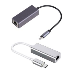 USB Type C to RJ45 Gigabyte Ethernet LAN Network Adapter