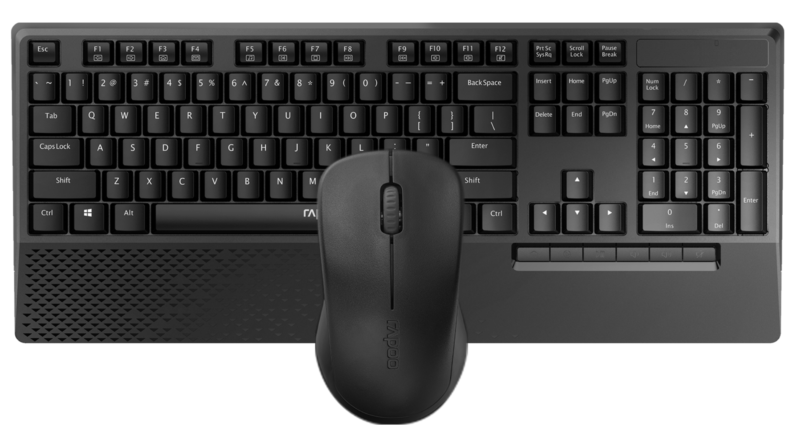 RAPOO X1960 WIRELESS OPTICAL MOUSE & KEYBOARD COMBO
