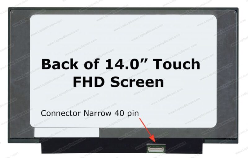 14.0 LED Screen Touch IVO R140NWF5 RA HW2.1 FHD Nano 40Pin