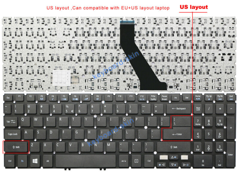 Acer V5-571 V5-531 V5-551 Keyboard