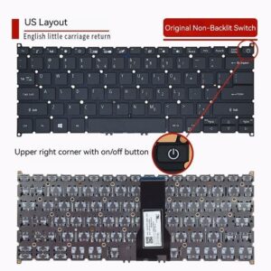 Acer Spin 5 SP513-51 Keyboard Power Key