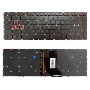 Laptop Keyboard Acer VN7-593 N16W3 Red Backlit 28Pin