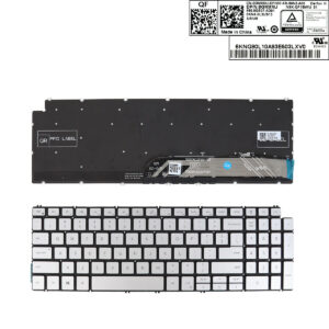 Laptop Keyboard Dell Inspiron 15 7590 5584 5590 5593 5594 5598 Silver Backlit