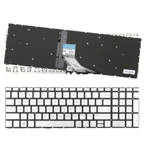HP Pavilion 15-DA 250 255 G7 Silver Keyboard