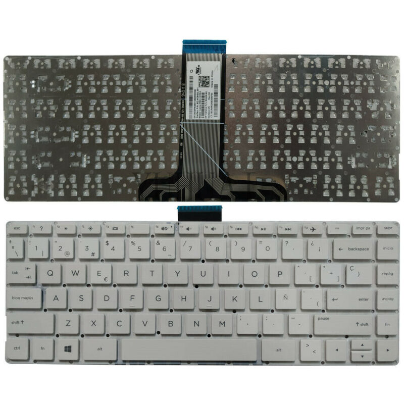 Laptop Keyboard HP 14-AX White