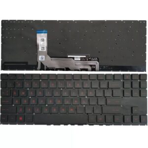 Laptop Keyboard for HP Omen 15-EN 15-EK 15-EN0013DX TPN-Q236 US Red Backlit