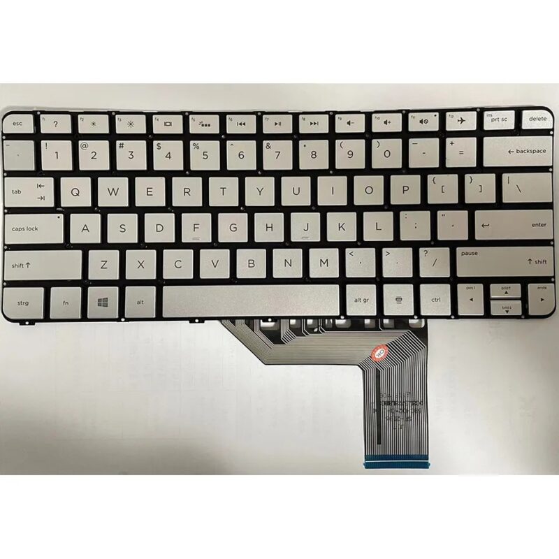 Laptop Keyboard HP Spectre X360 13-4000 13-4100 13-4200 TPN-Q157 US Backlit Silver