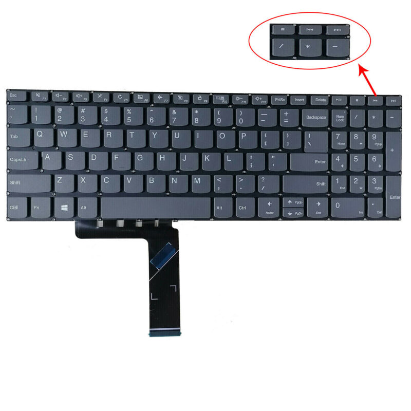 Laptop Keyboard For Lenovo IdeaPad 330S-15ARR 330S-15AST 330S-15IKB Fast Forward Key