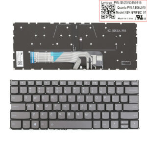 Laptop Keyboard Lenovo Yoga 530-14ARR Yoga 530-14IKB GREY Backlit US