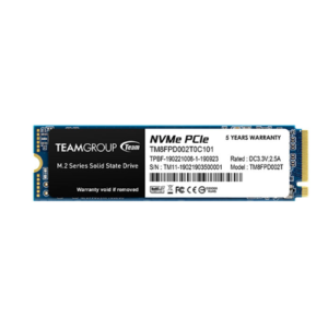 TEAMGROUP MP33 PRO 1TB TLC NVMe PCIe Gen3x4 M.2 2280 SSD R/W 2400/2100 MB/s